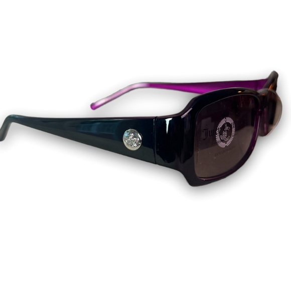 Juicy Couture Accessories - NWOT Juicy Couture Plum Purple & Black Crown Sunglasses
